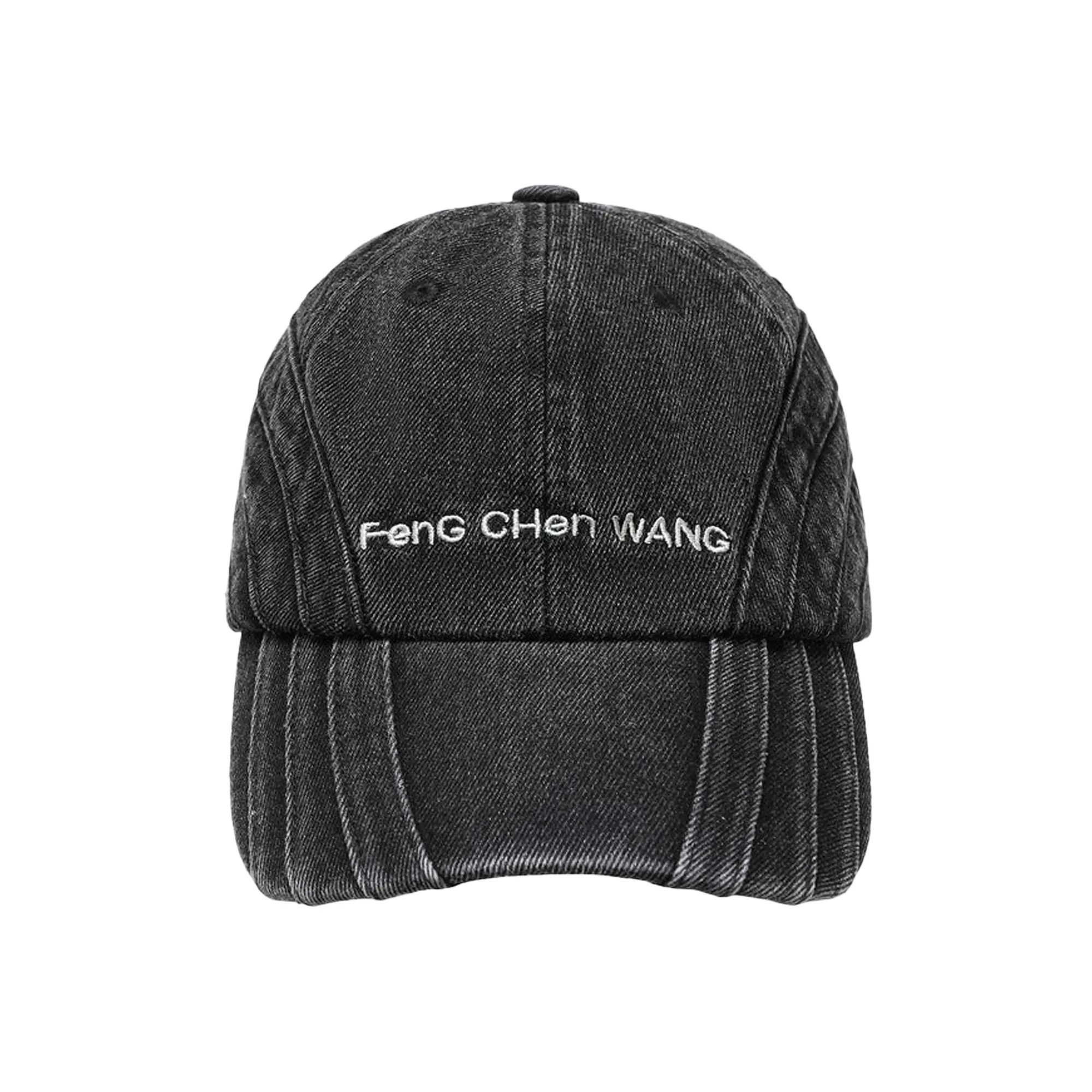 Feng Chen Wang  Black Denim Cap