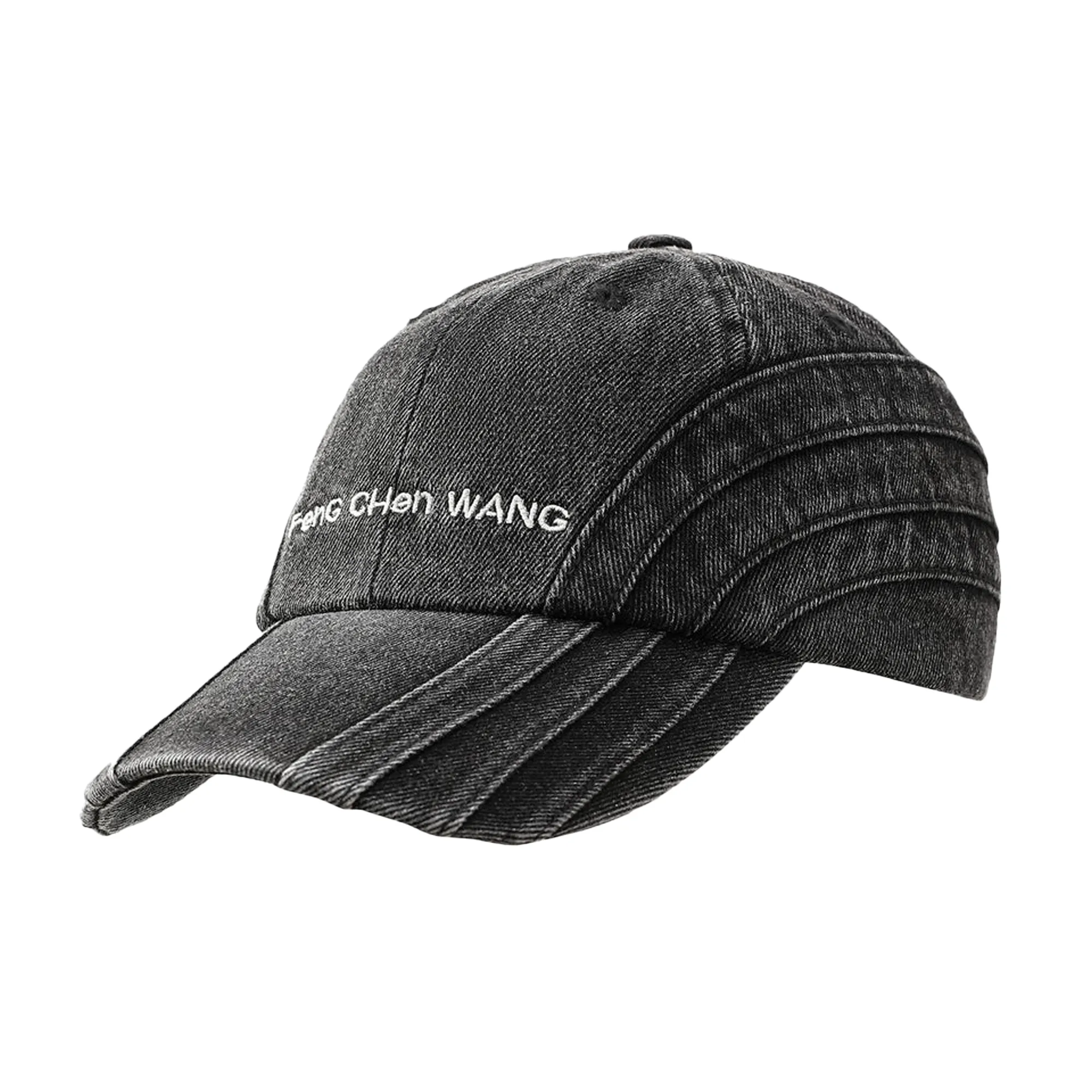 Feng Chen Wang  Black Denim Cap