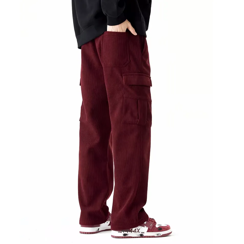 Fleece-Lined Corduroy Pants