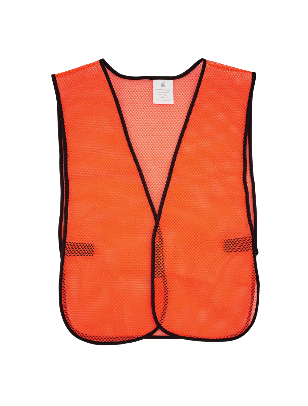 FrogWear® HV Enhanced Visibility Orange Economy Mesh Safety Vest - GLO-10-O