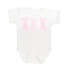 Gingham Bunny Easter Baby Bodysuit