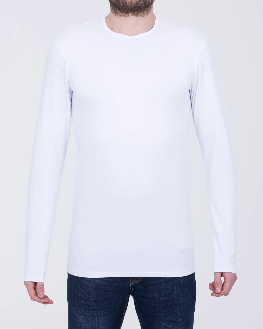 Girav London Long Sleeve Tall T-Shirt (white)