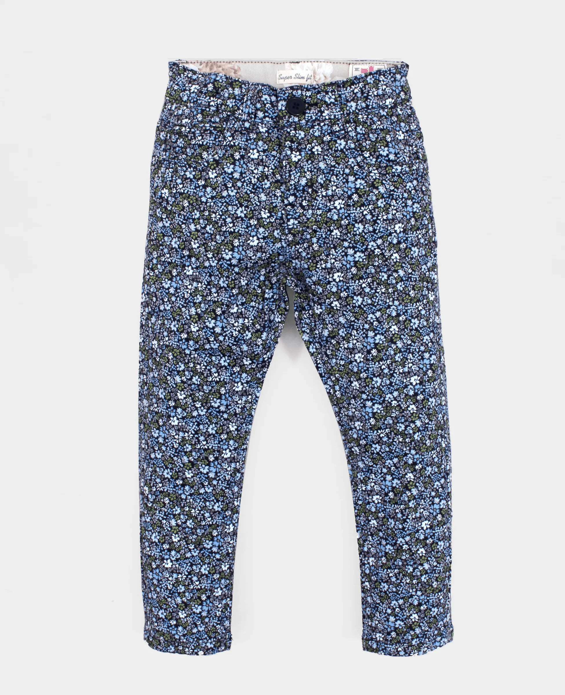 Girls Super Slim Fit Printed Pants