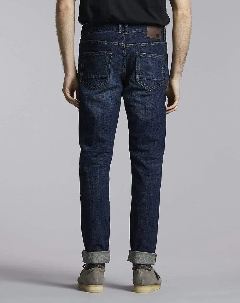 Gonzo Iniko Regular Denim Jean | Dark Indigo Vintage Wash