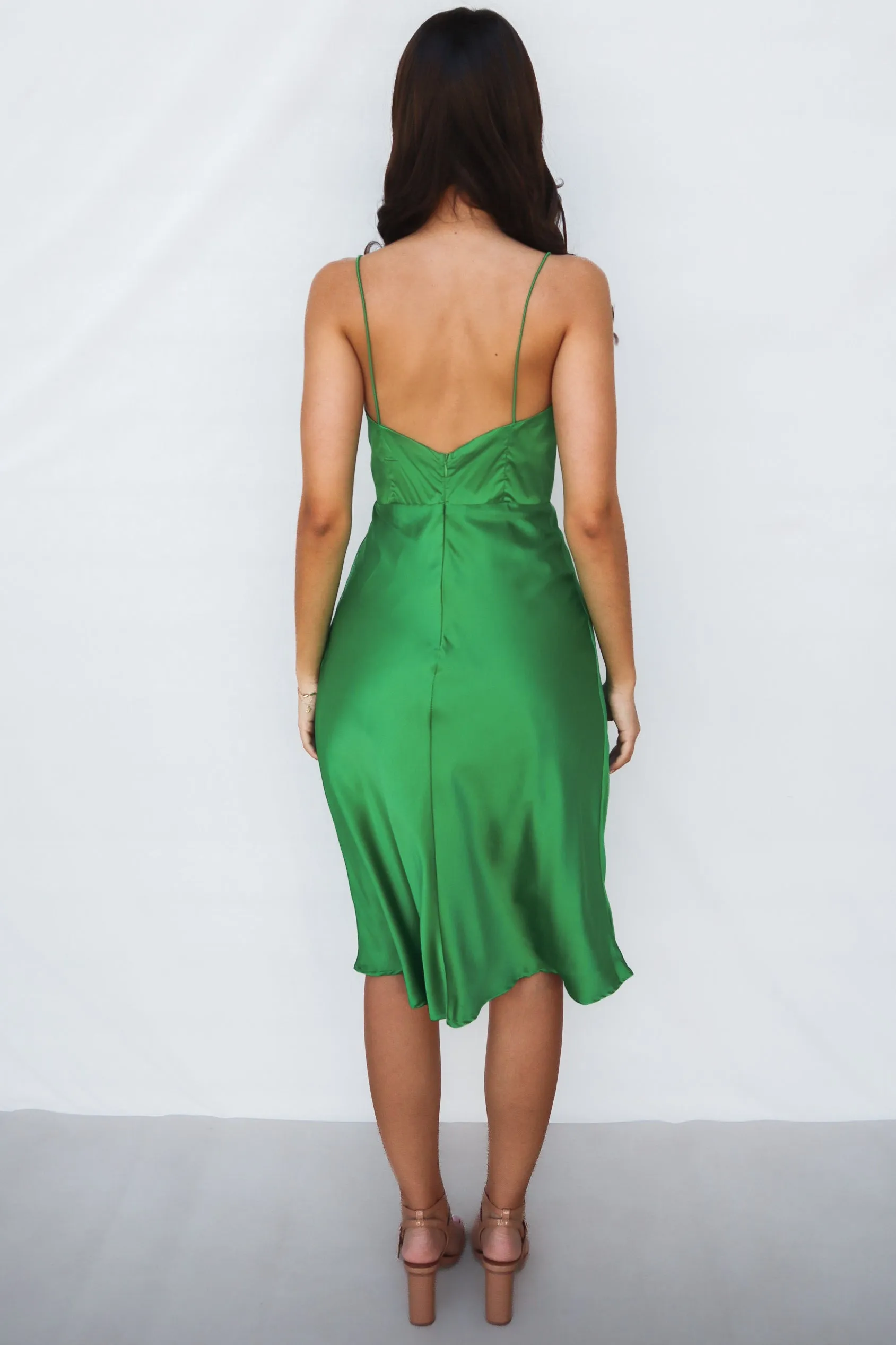 Irene Midi Dress - Green