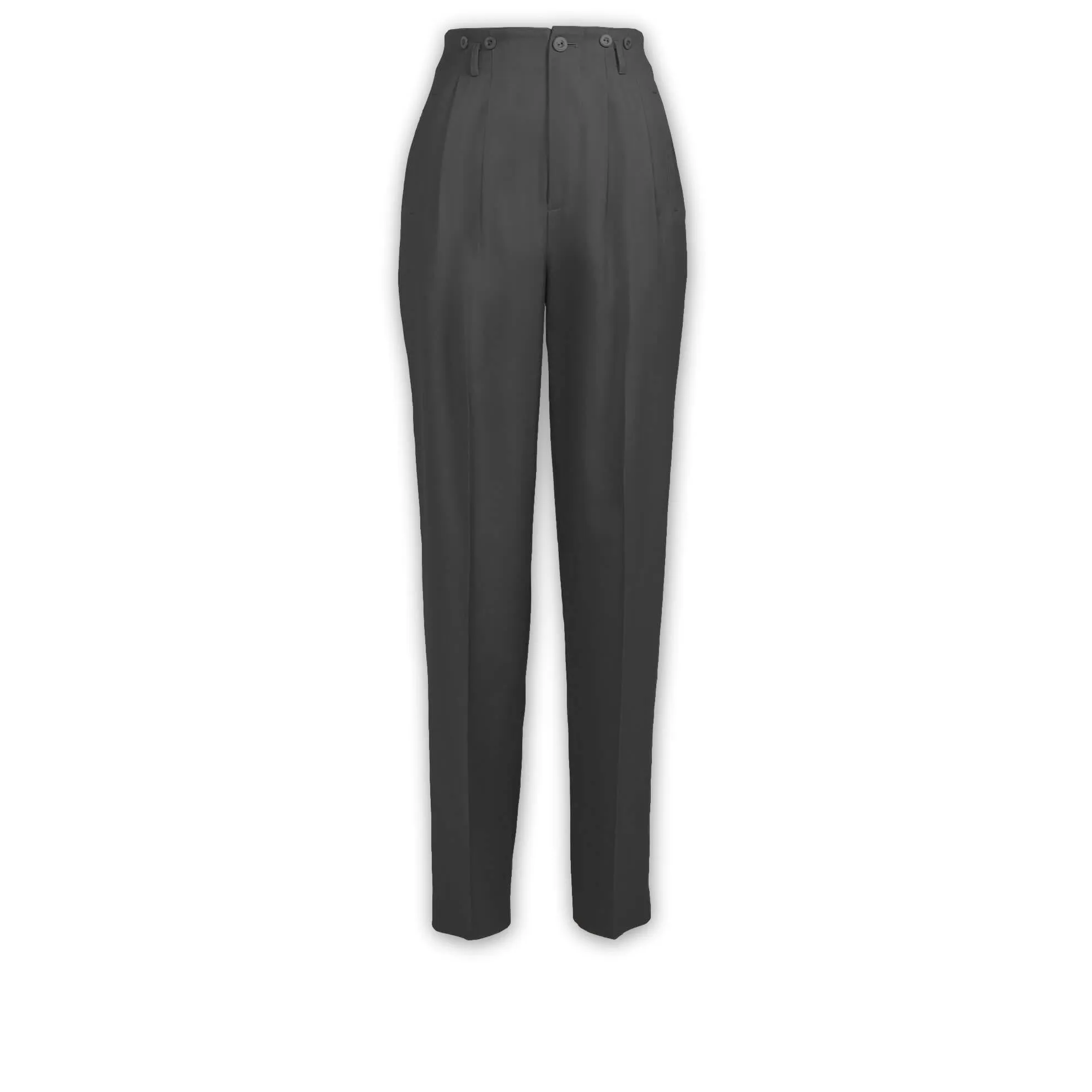 J. Peterman Women's Everyday Silk Pleated Trousers - Basic Colors