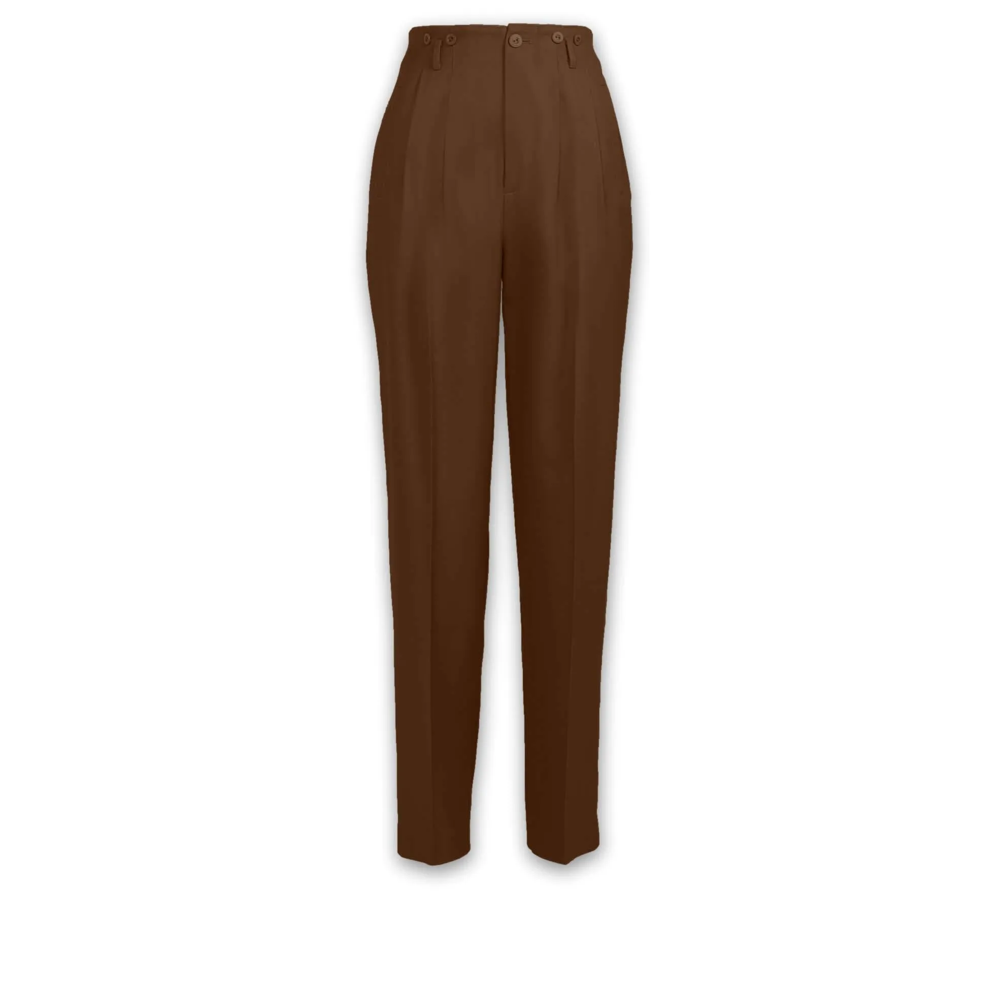 J. Peterman Women's Everyday Silk Pleated Trousers - Basic Colors