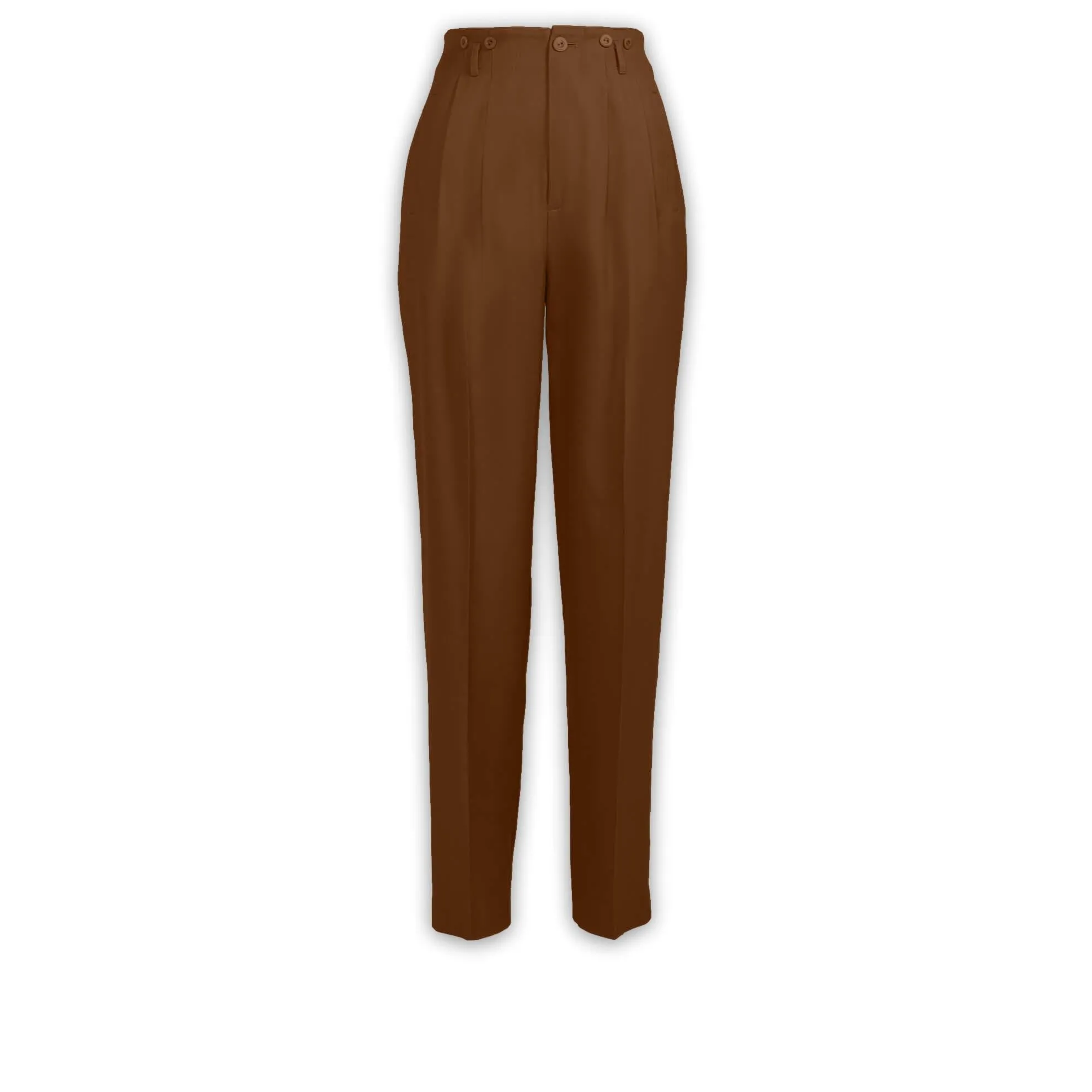 J. Peterman Women's Everyday Silk Pleated Trousers - Basic Colors