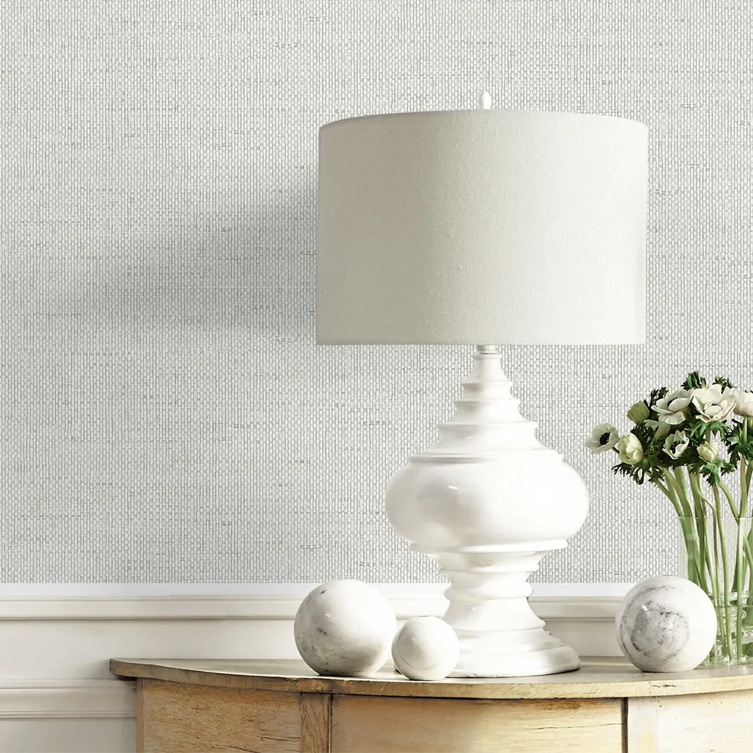 Kaya Faux Paperweave Coastal Haven Wallpaper