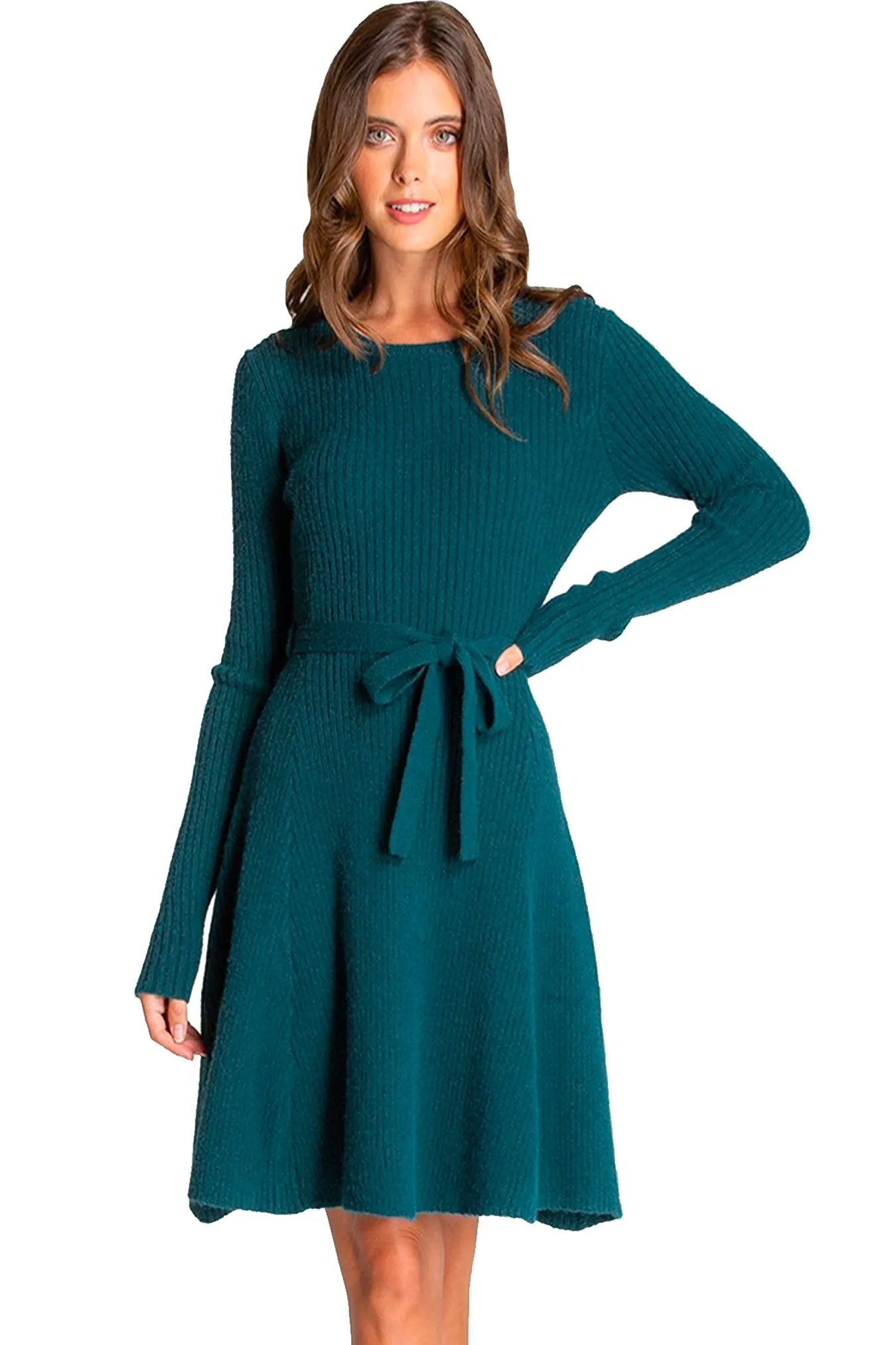 Kimbra Knit Dress - Teal