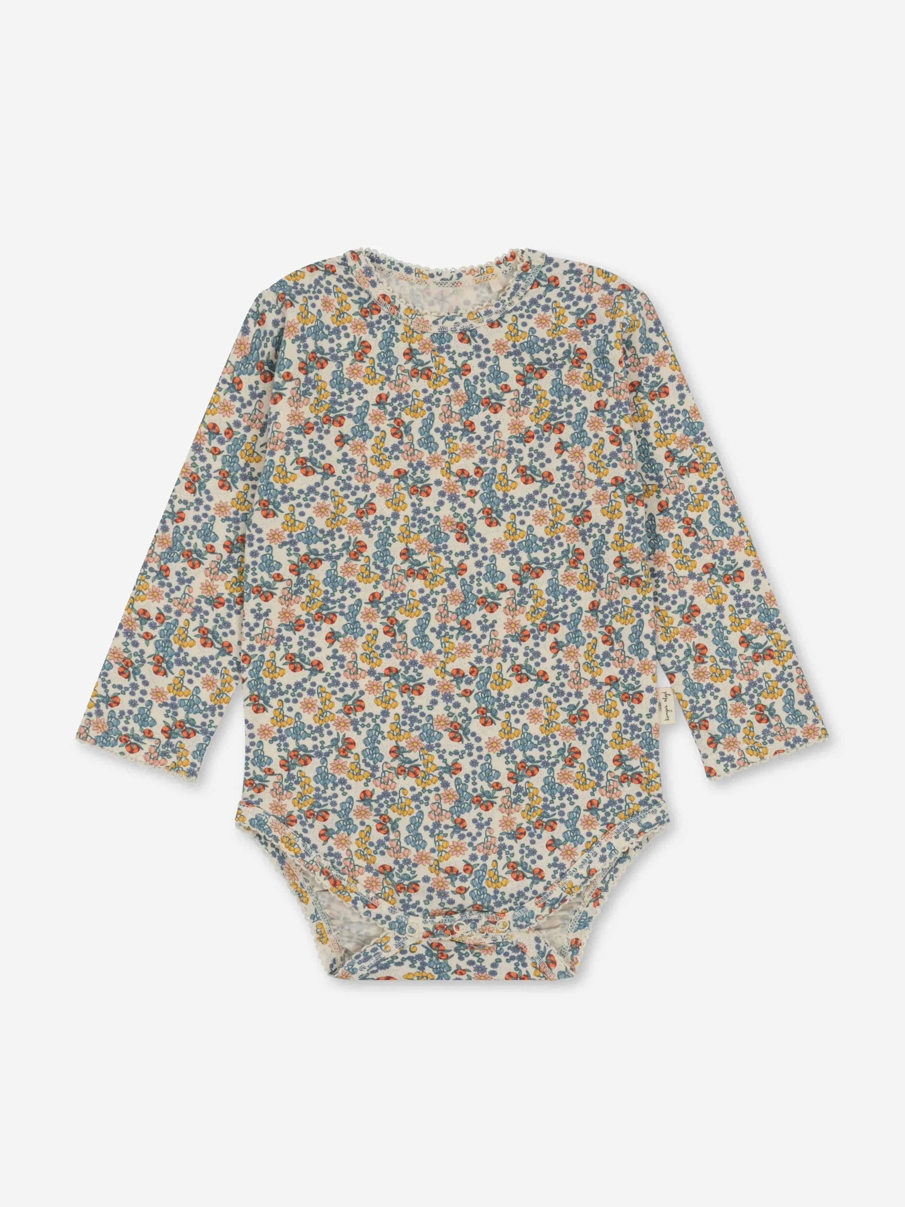 Konges Sløjd Baby Girls Floral Bodysuit in Multicolour