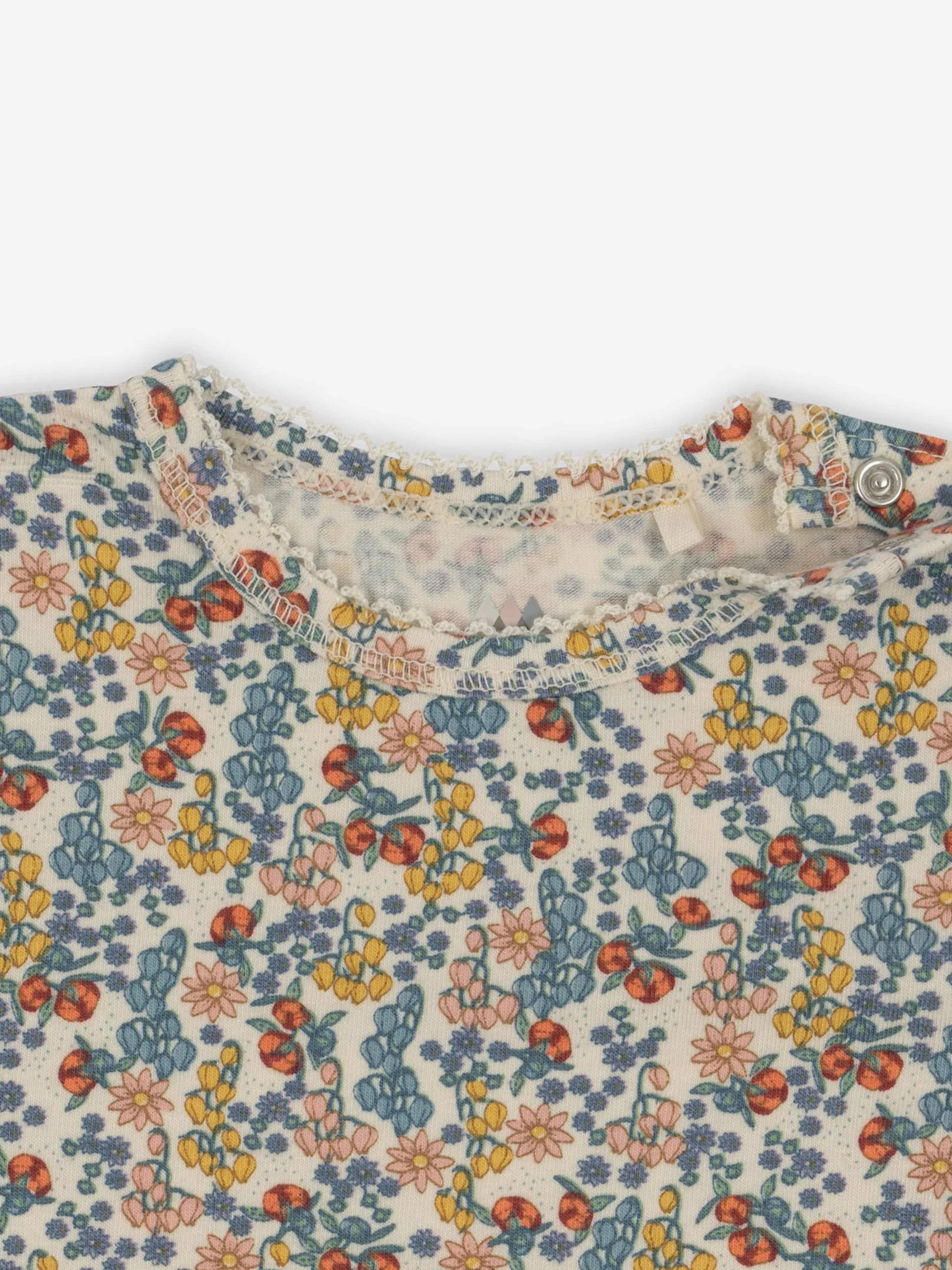 Konges Sløjd Baby Girls Floral Bodysuit in Multicolour