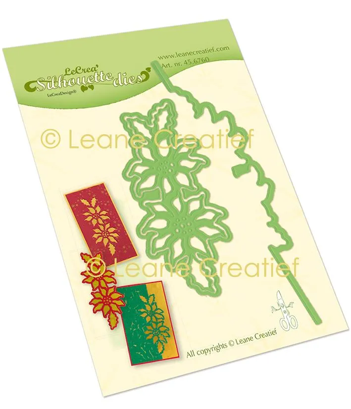 Lea’bilitie Silhouette Die Poinsettia Cutting Die