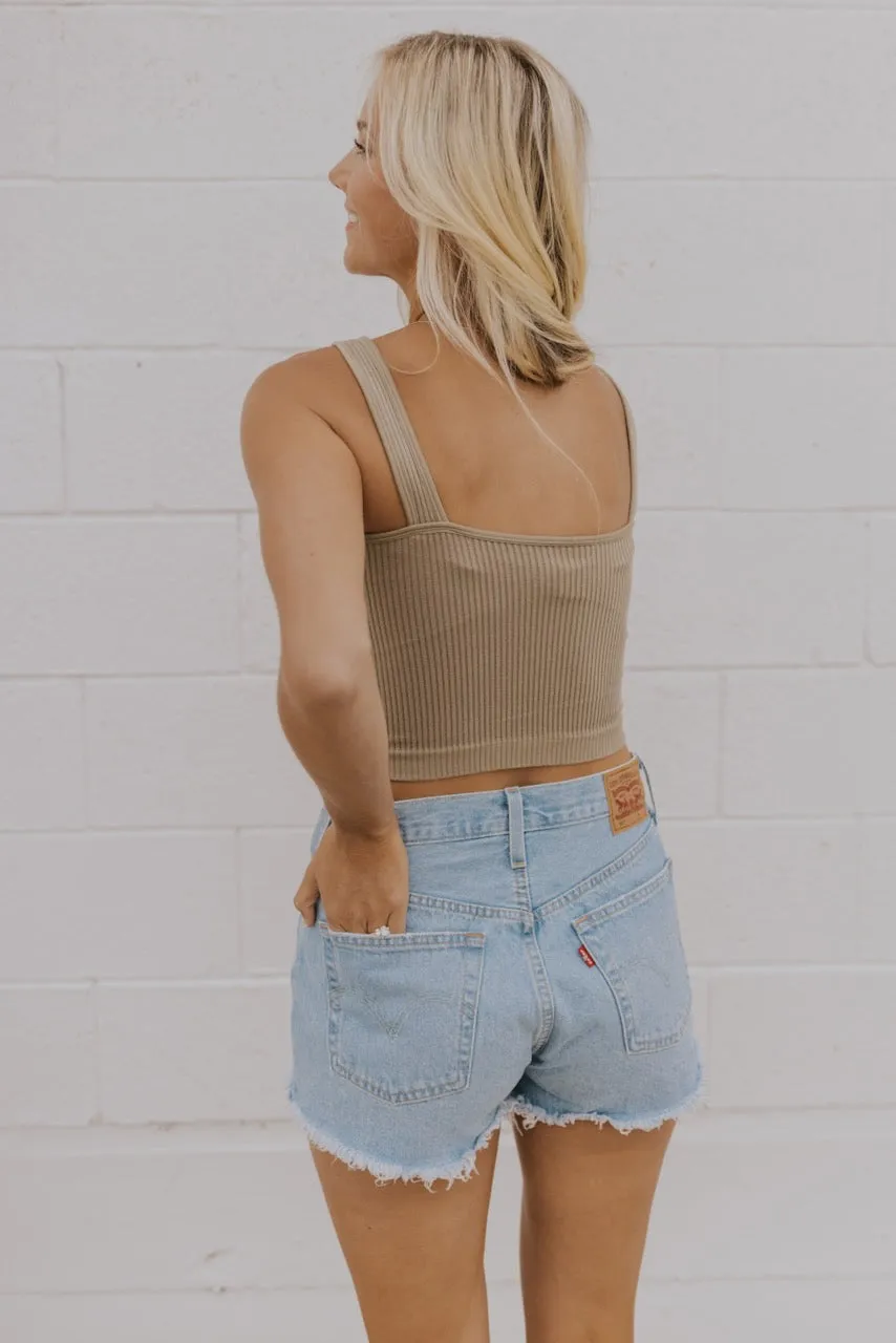 Levi's 501 High Rise Denim Shorts