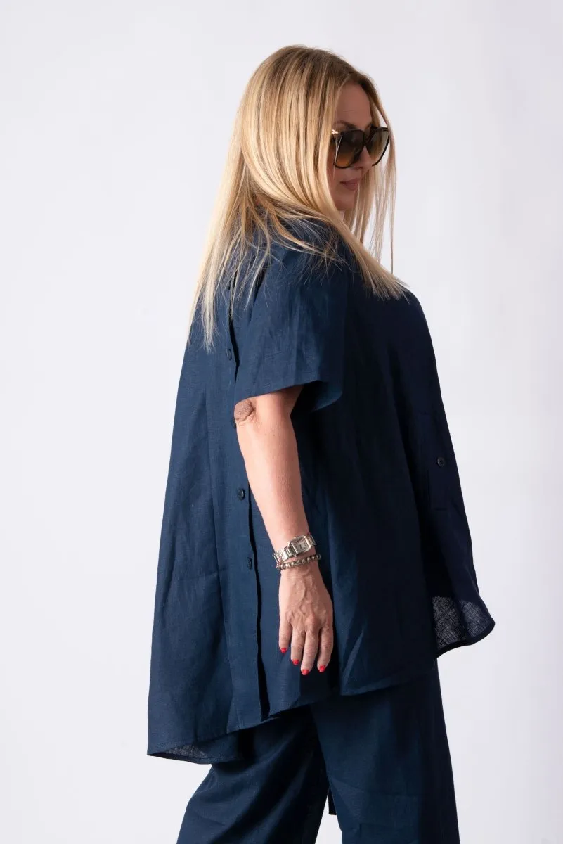 LINEN TOP NIKITI