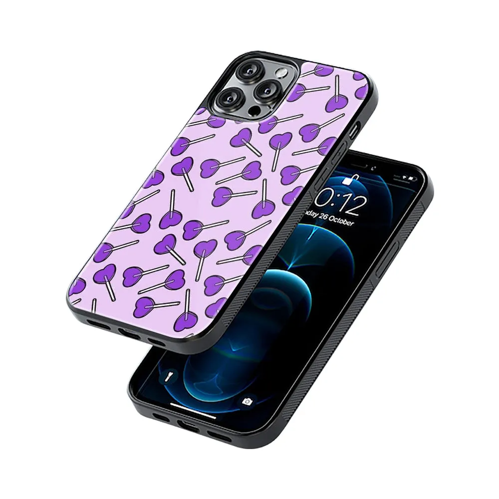 Lollipop Fusion Purple Phone Cover | Glass Case