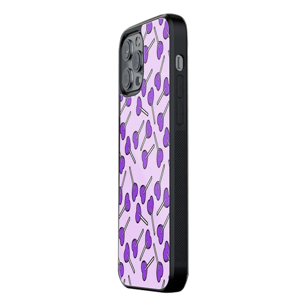 Lollipop Fusion Purple Phone Cover | Glass Case