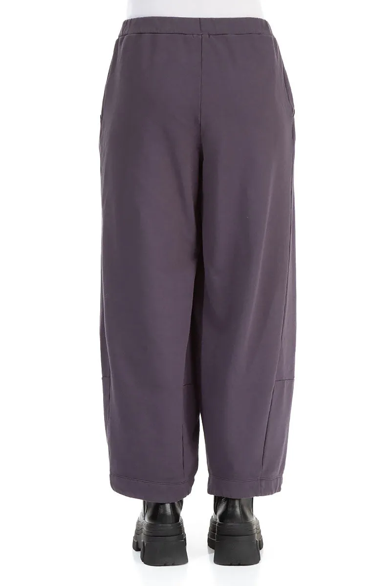 Loose Vintage Violet Cotton Trousers