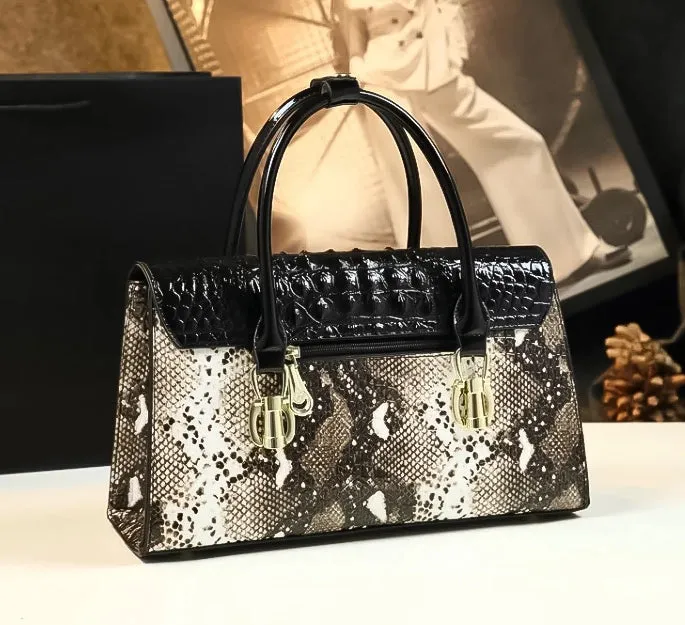 Luxury Party Handbag - Alligator Pattern