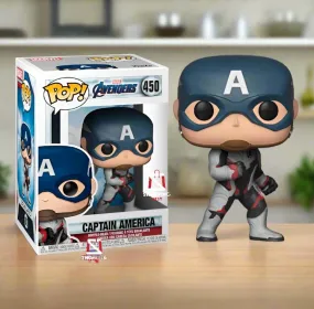 Marvel | Captain America Winter Soldier | Funko Pop Action Figure | 12 Cm |