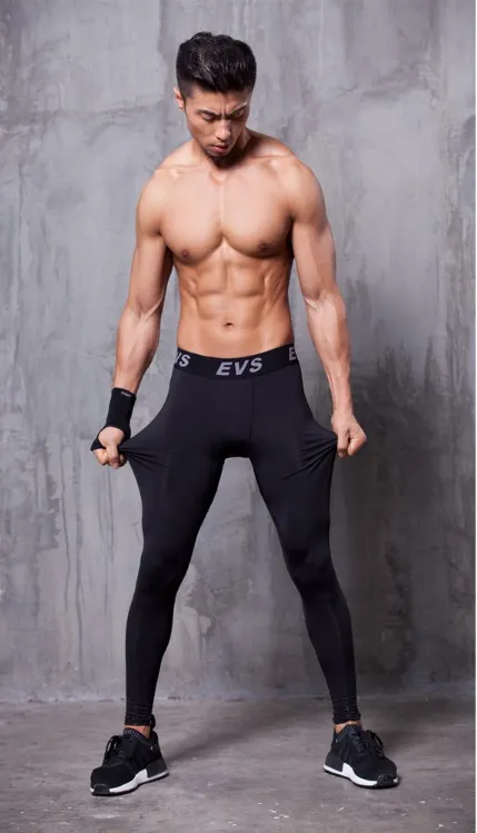 Men's Breathable Elastic Bodybuilding Pants