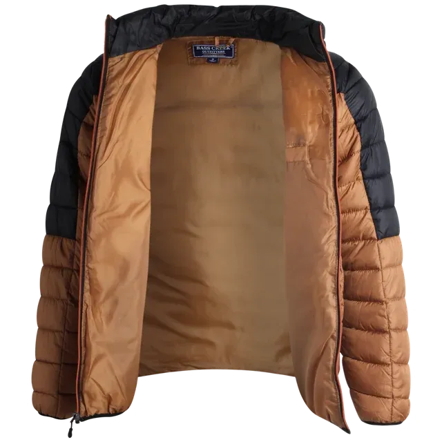 Men's Jacket - Packable Puffer Coat Wheat - Bass Creek