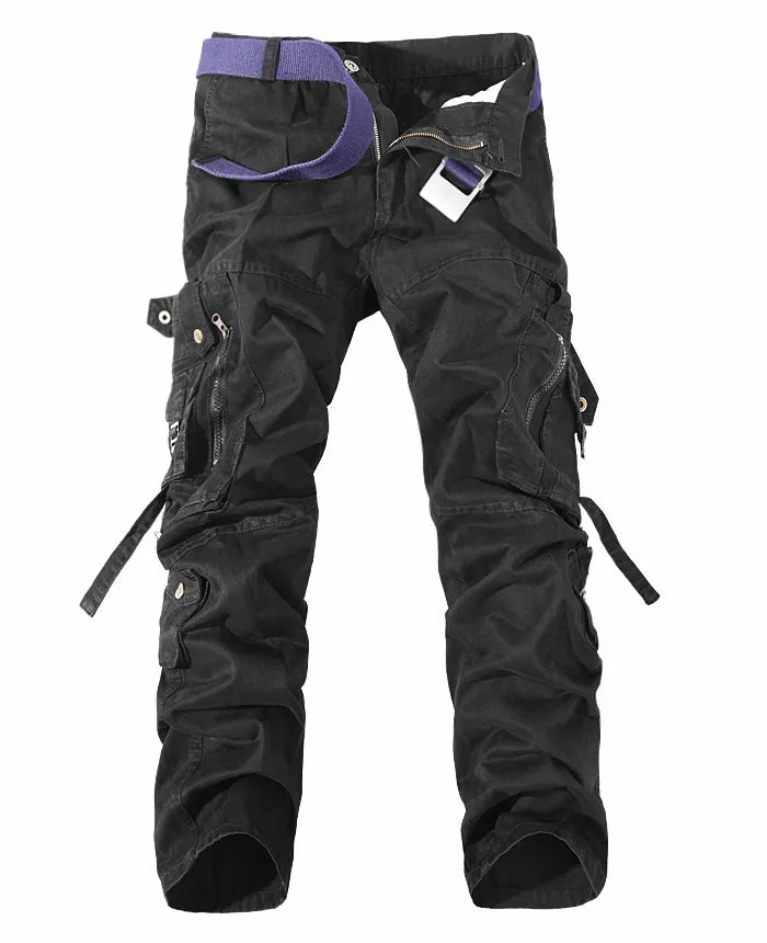 Men's Multi-Pocket Washed Cargo Pants | Stylish & Functional Utility Pants