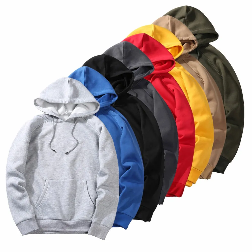 Men'S Thicken Clothes Winter Sweatshirts Hip Hop