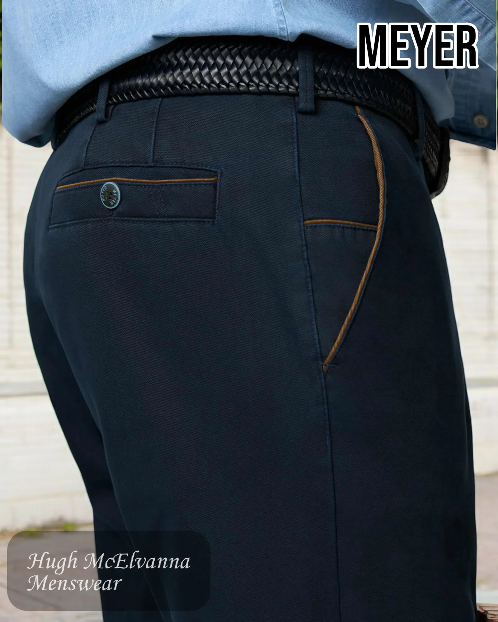 Meyer New York Navy Chino -5617/17