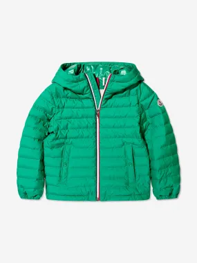 Moncler Enfant Boys Down Padded Alim Jacket in Green