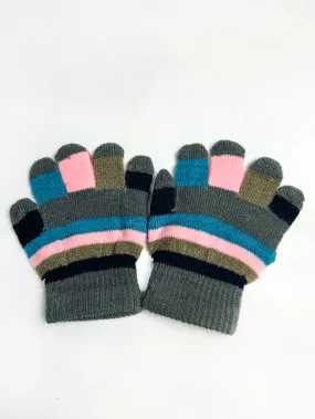 Multicolor Newborn Winter Gloves / Warm Children's Gloves / Unisex Full Finger Gloves KG05