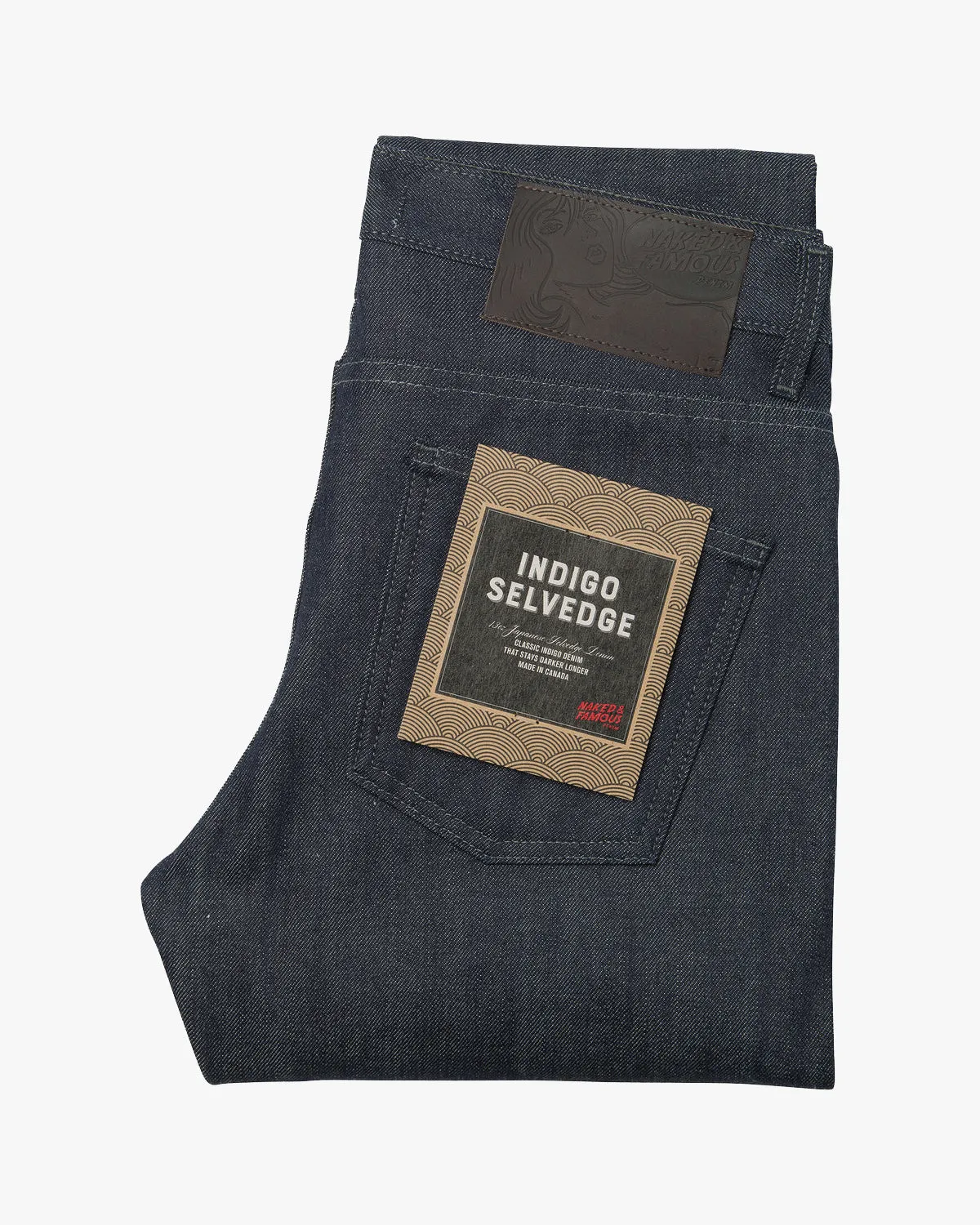 Naked & Famous Denim Super Guy Skinny Mens Jeans - Indigo Selvedge