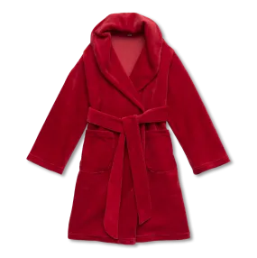 NATHAN - BOYS' BATHROBE IN RED