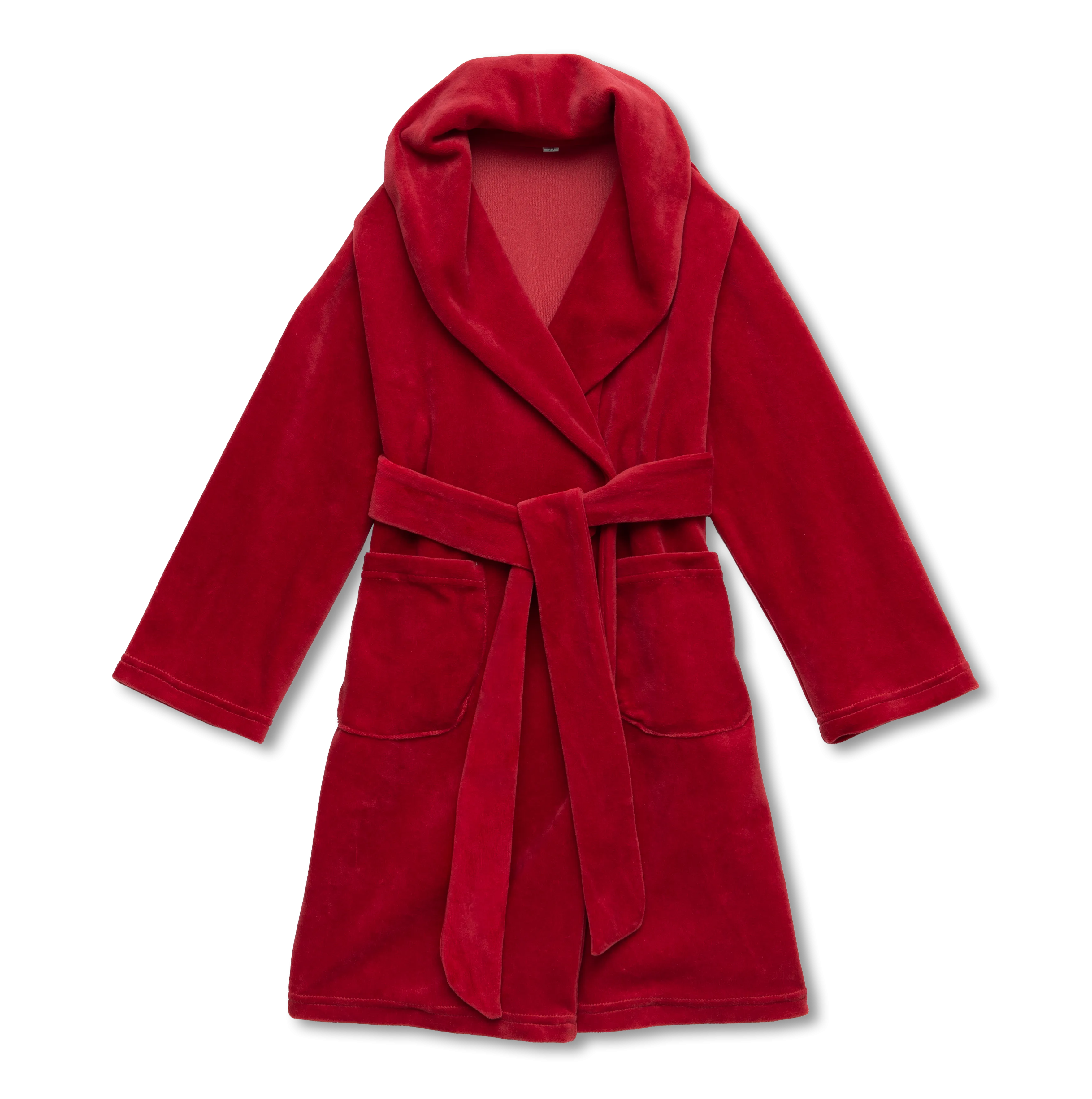 NATHAN - BOYS' BATHROBE IN RED