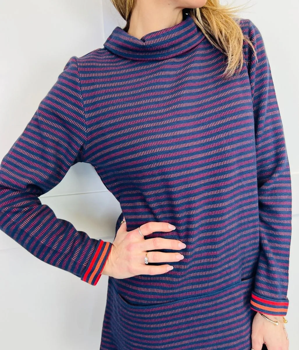 Navy Mawgan Porth Jersey Tunic Top