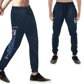 New england patriots 6x champions Sweatpants Navy Blue|Super bowl LIII Jogger Pants|Baggy Slacks