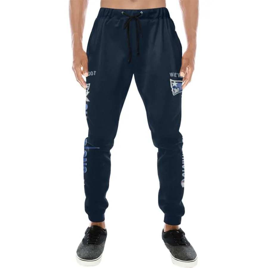 New england patriots 6x champions Sweatpants Navy Blue|Super bowl LIII Jogger Pants|Baggy Slacks