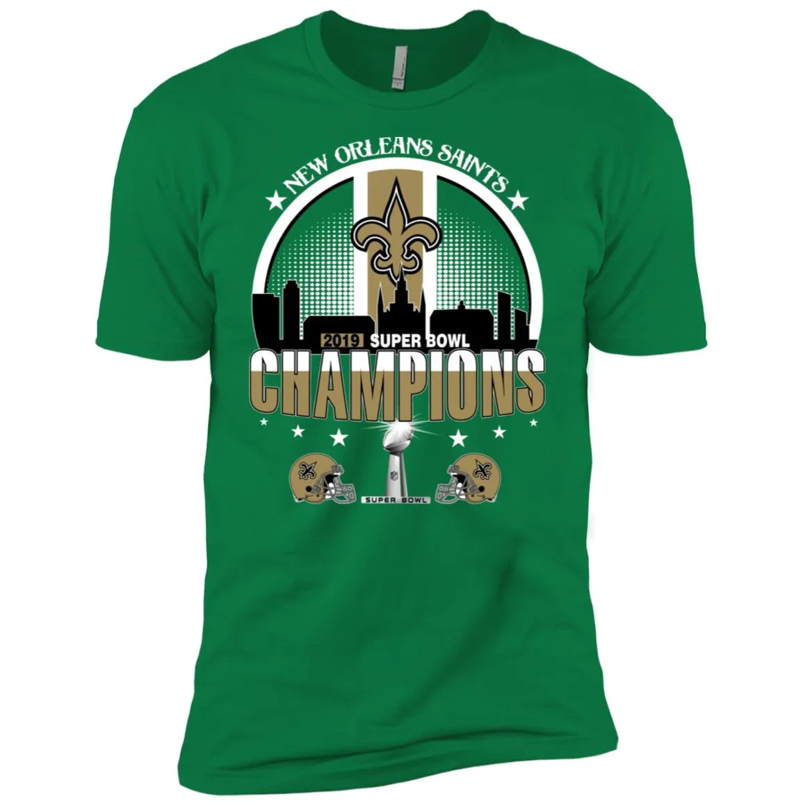 Nfl – New Orleans Saints 2019 Super Bowl Champions Football Men Short Sleeve T-Shirt