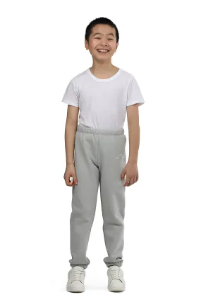 Niki kids fleece sweatpants in pearl grey