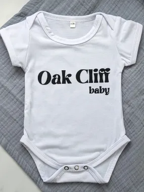 Oak Cliff Baby Onesie