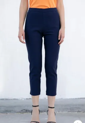 Orange Fashion Village Navy Capris