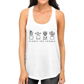 Plants Are Friends Unique Graphic Tank Top Cute Gift Idea For Her