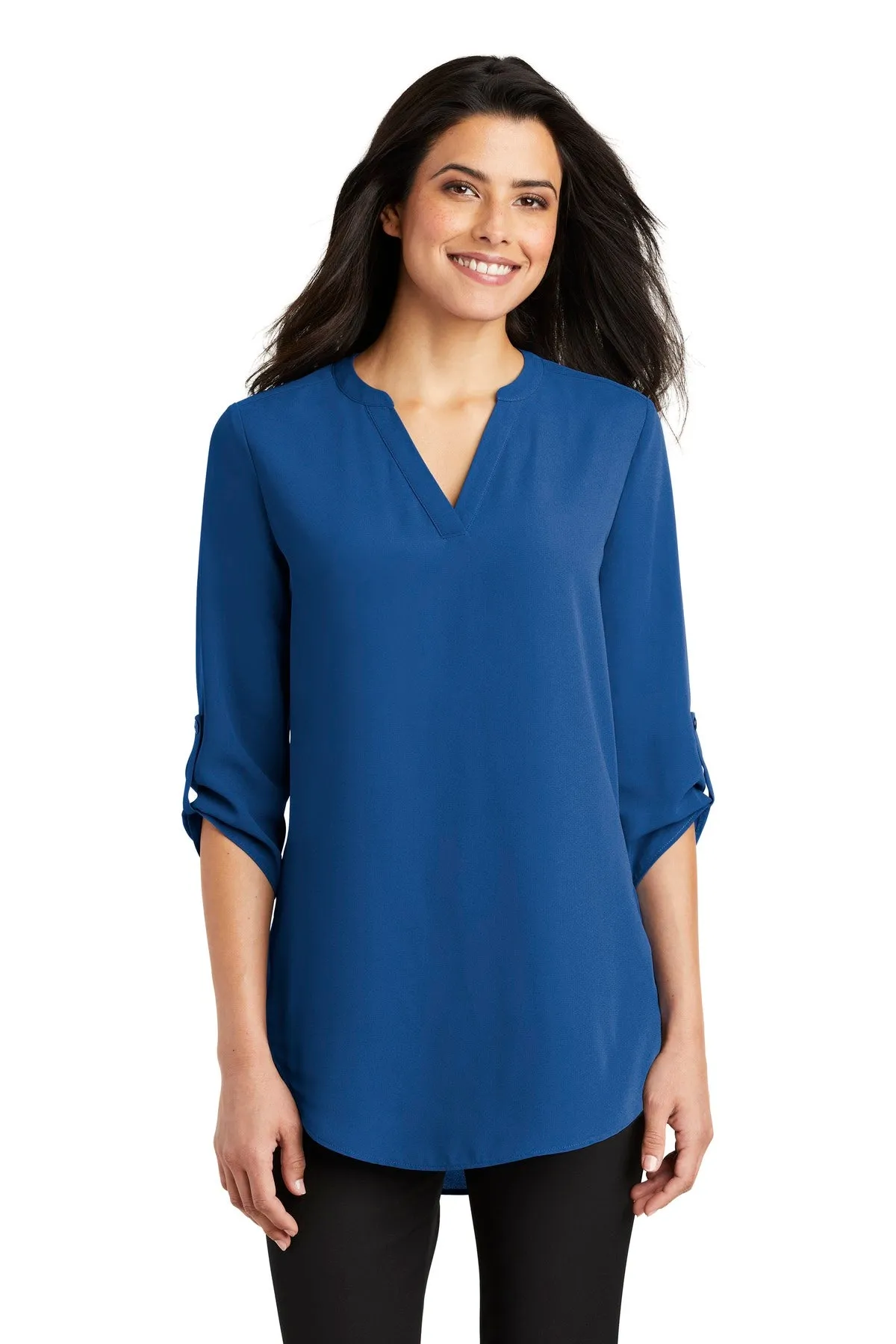 Port Authority Ladies 3/4-Sleeve Tunic Blouse. LW701