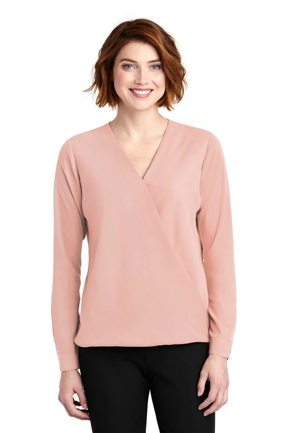 Port Authority Ladies Wrap Blouse. LW702