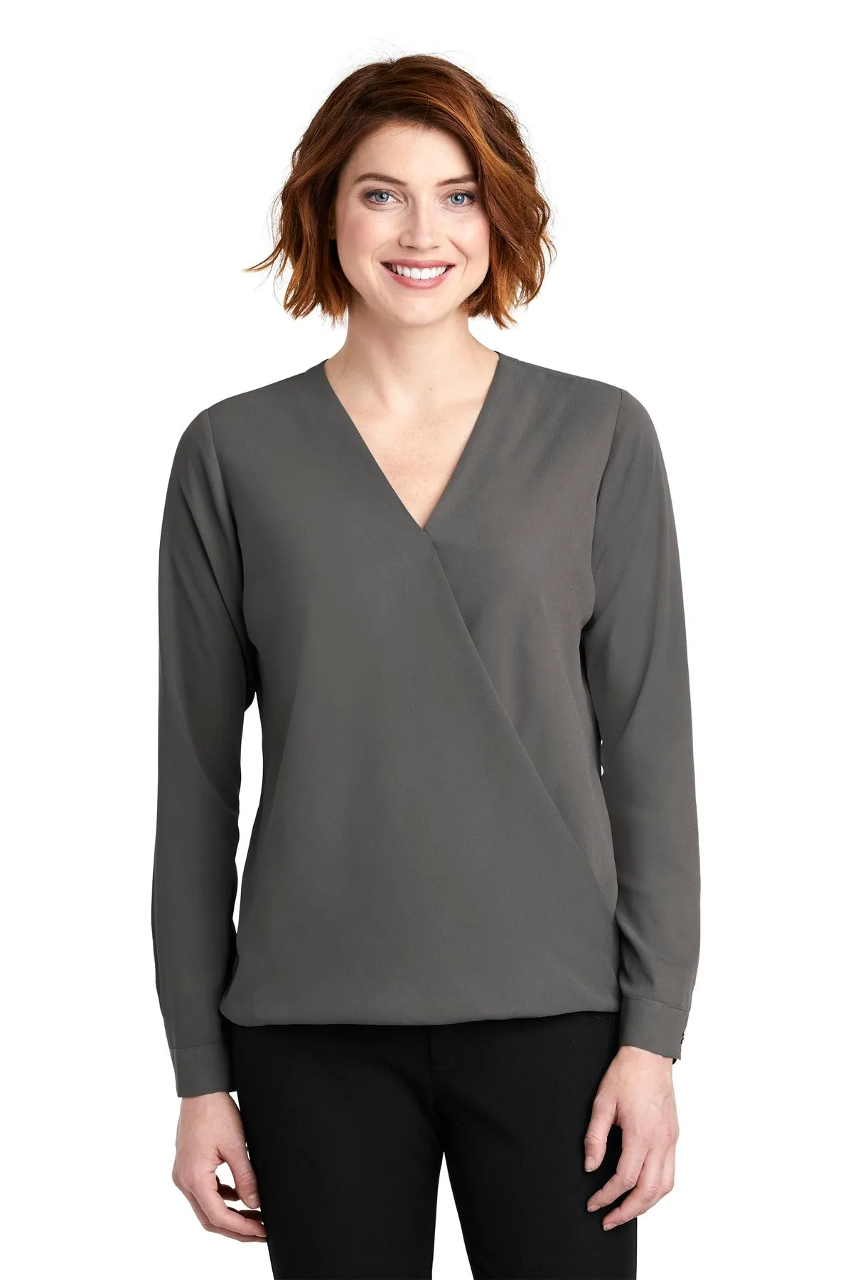 Port Authority Ladies Wrap Blouse. LW702