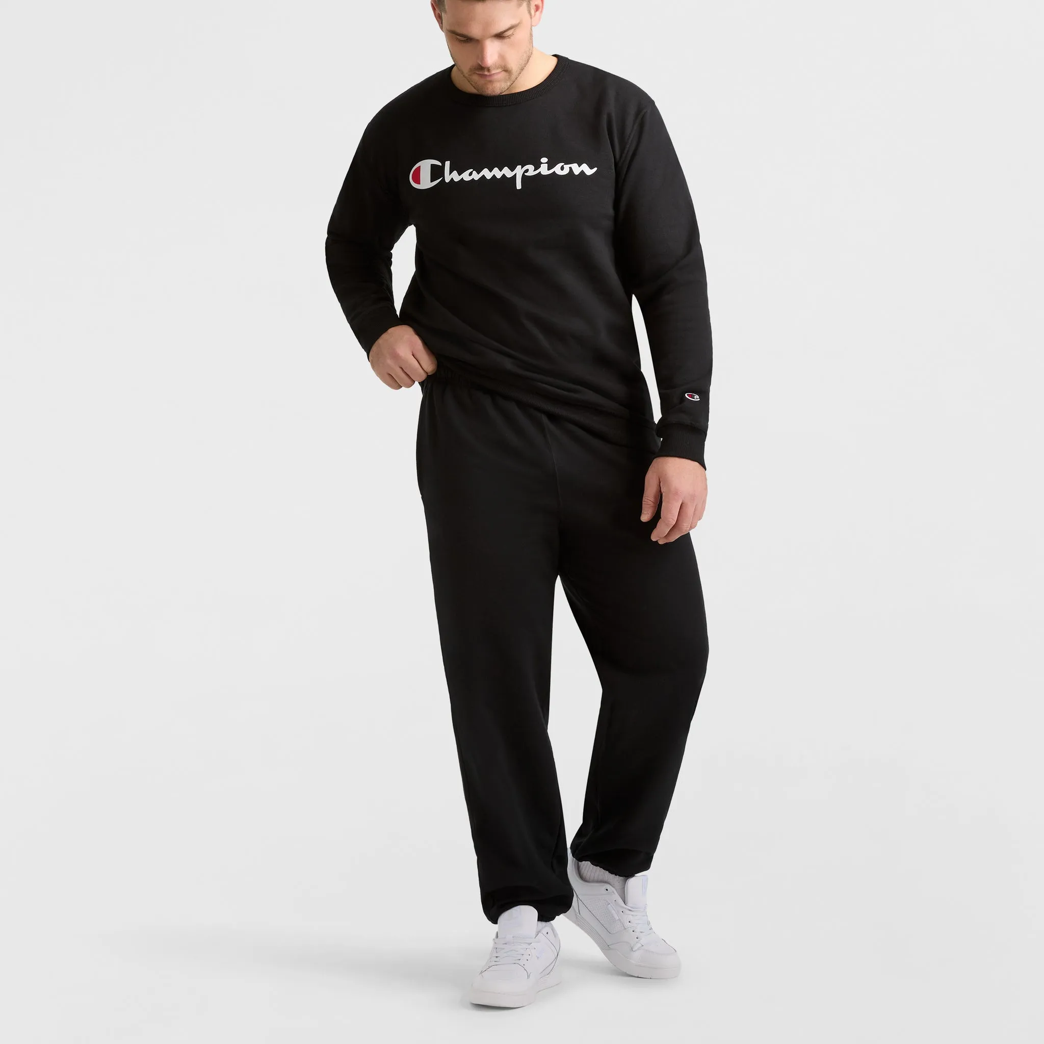 Powerblend Sweatpants, Cinched Hem, C Logo - Big & Tall