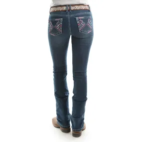 Pure Western Women's Winona Boot Cut Jean 34" Leg Twilight