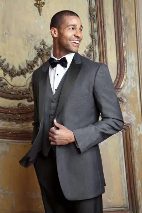 "Milan" Steel Grey Tuxedo Jacket