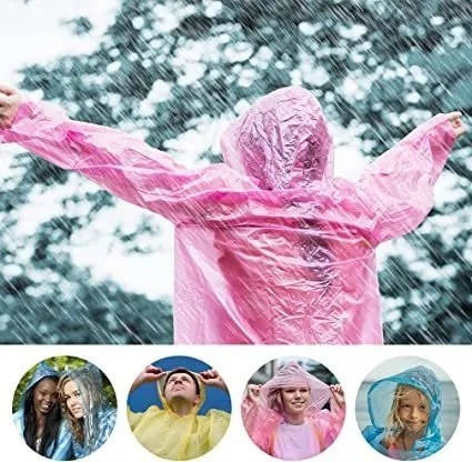 Rain Coat Keychain - Disposable Emergency Rain Ponchos, Waterproof Raincoats In Keychain Ball