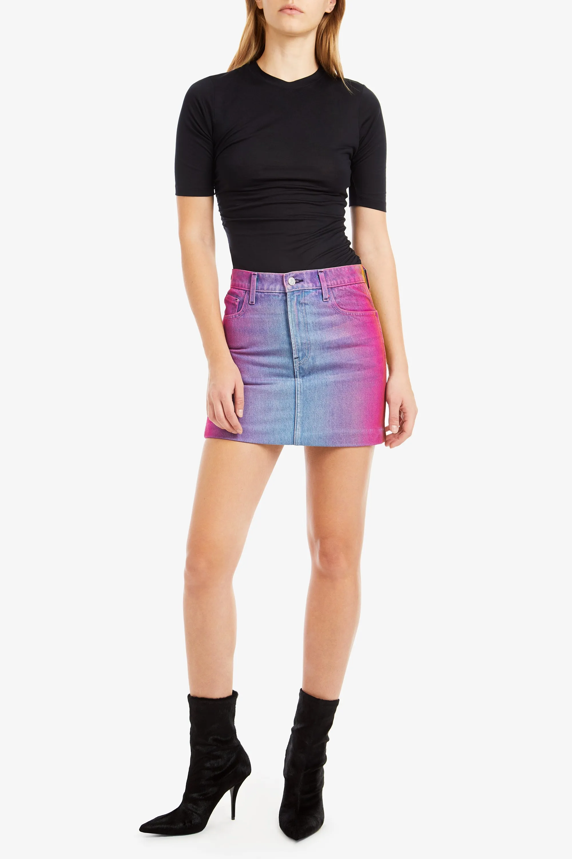 RAINBOW MINI SKIRT